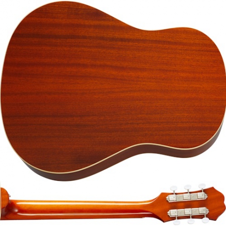 Epiphone Masterbilt Texan Elektro Akustik Gitar (Antique Natural Aged)<br>Fotoğraf: 6/8