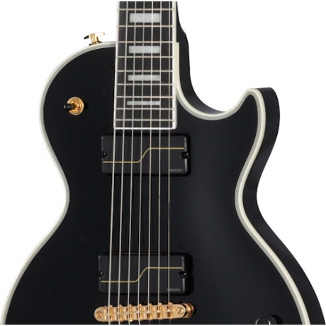 Epiphone Matt Heafy Les Paul Custom Origins 7 Telli Elektro Gitar (Ebony)<br>Fotoğraf: 2/5