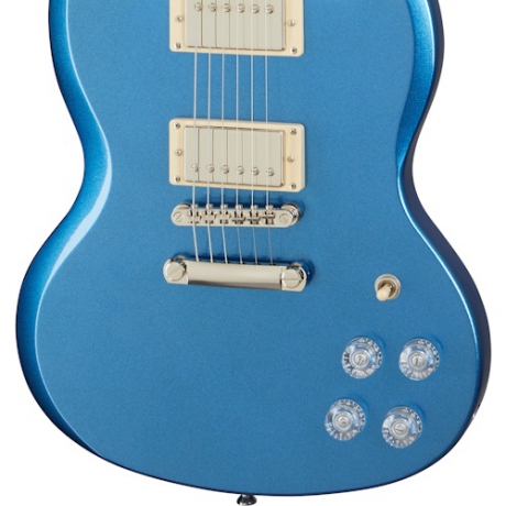 Epiphone SG Muse Elektro Gitar (Radio Blue Metallic)<br>Fotoğraf: 4/9