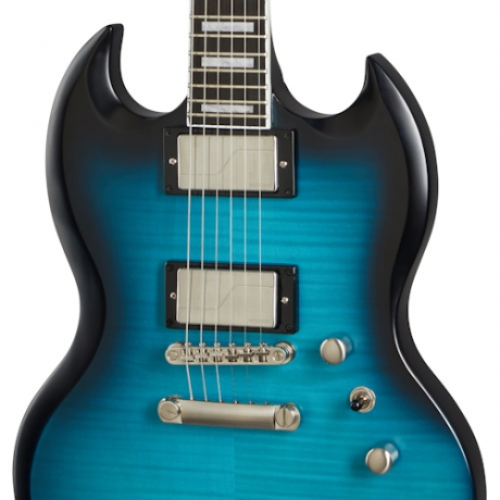 Epiphone SG Prophecy Elektro Gitar (Blue Tiger)<br>Fotoğraf: 4/9