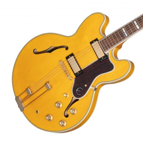 Epiphone Sheraton Frequensator Semi-Hollowbody Elektro Gitar (Natural)<br>Fotoğraf: 4/8