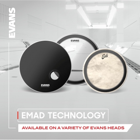 Evans EMAD Coated 18" Kick Derisi<br>Fotoğraf: 3/3