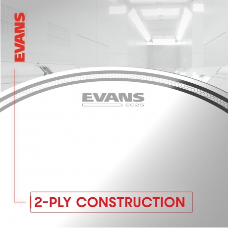 Evans ETP-EC2SCLR-R Clear Rock Tom Deri Seti (10″, 12″, 16″)<br>Fotoğraf: 4/6