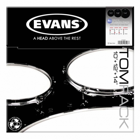 Evans ETP-ONX2-F 10 12 14 Inc Deri Seti<br>Fotoğraf: 2/2