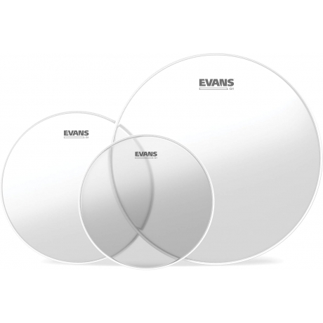 Evans G1 Clear Deri Seti - 10" / 12" / 16"<br>Fotoğraf: 1/1