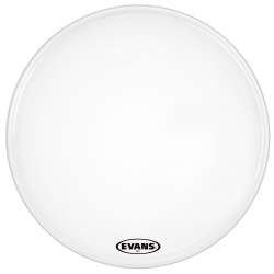 Evans MX1 24" Marching Bass Drum Derisi (Beyaz)