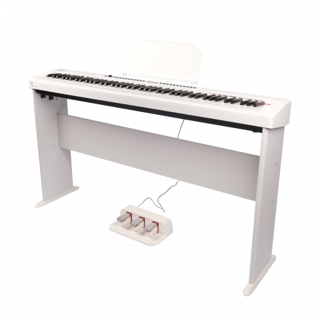 Fenix C-811 Taşınabilir Dijital Piyano Seti (Beyaz)<br>Fotoğraf: 2/5