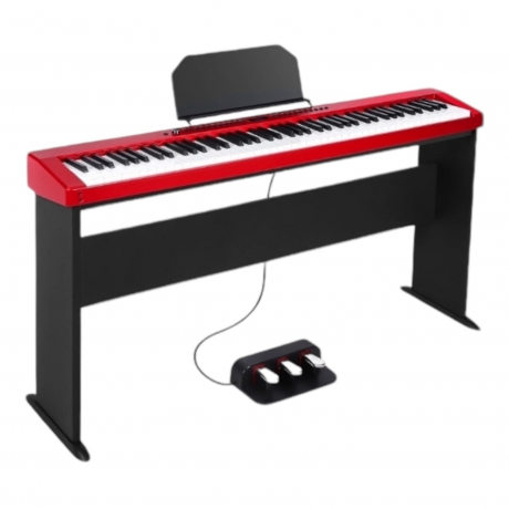 Fenix C-811 Taşınabilir Dijital Piyano Seti (Kırmızı)<br>Fotoğraf: 1/5