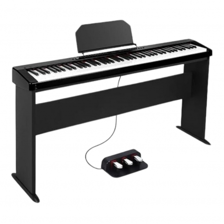 Fenix C-811 Taşınabilir Dijital Piyano Seti (Siyah)<br>Fotoğraf: 1/5