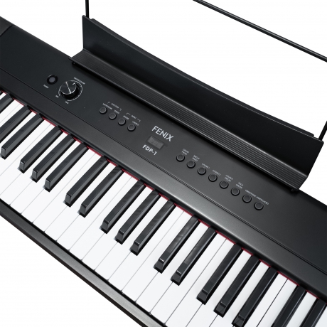 Fenix FDP-1 Dijital Taşınabilir Piyano (Siyah)<br>Fotoğraf: 2/5