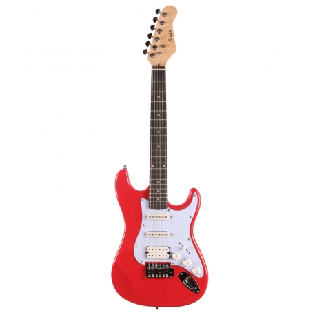 Fenix FSH-MINI-FRD Elektro Gitar (Parlak Kırmızı)<br>Fotoğraf: 1/3