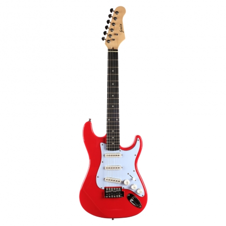 Fenix FSS-MINI-FRD Elektro Gitar (Parlak Kırmızı)<br>Fotoğraf: 1/3