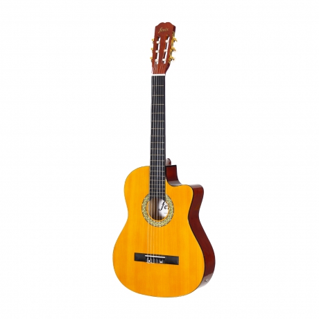 Fenix FX-CG209CENT Cutaway Elektro Klasik Gitar (Natural)<br>Fotoğraf: 2/5