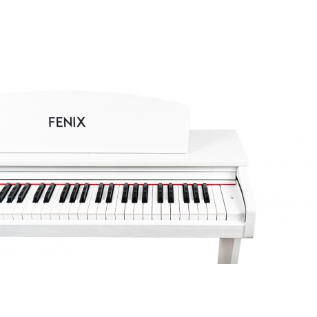 Fenix KIDS-1 Çocuk Piyanosu Tabure + Kulaklık Hediye (Beyaz)<br>Fotoğraf: 5/5