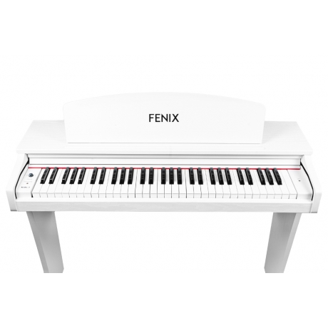 Fenix KIDS-1 Çocuk Piyanosu Tabure + Kulaklık Hediye (Beyaz)<br>Fotoğraf: 3/5
