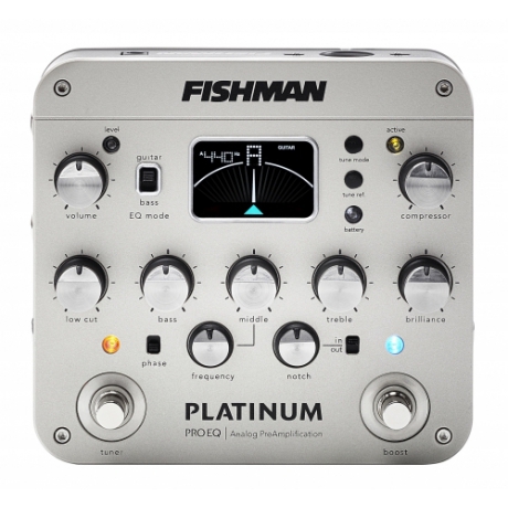 Fishman Platinum Pro EQ/DI Analog Preamp Pedalı<br>Fotoğraf: 1/5