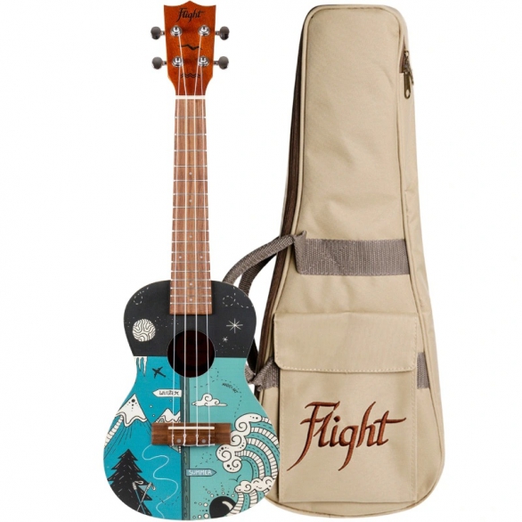 Flight AUC-33 Two Seasons Concert Ukulele, Fotoğraf: 1/2