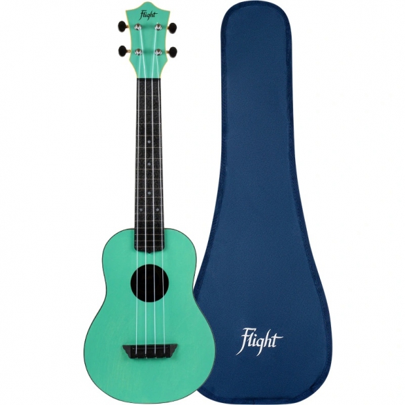Flight TUC-35 Light Blue Concert Travel Ukulele, Fotoğraf: 1/2