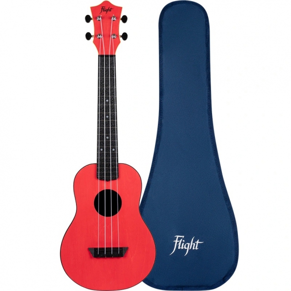 Flight TUC-35 Red Concert Travel Ukulele, Fotoğraf: 1/2