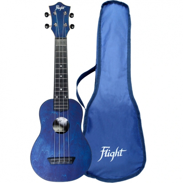 Flight TUS-35 Travel Soprano Ukulele (Deep Blue), Fotoğraf: 1/2