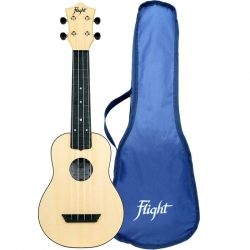 Flight TUS35 Travel Soprano Ukulele (Natural)