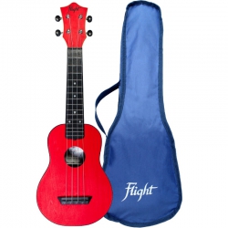 Flight TUS35 Travel Soprano Ukulele (Kırmızı)