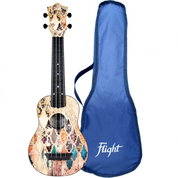 Flight TUS40 Granada Travel Soprano Ukulele, Fotoğraf: 1/2
