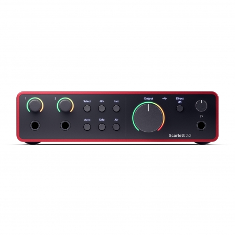 Focusrite Scarlett 2i2 Gen 4 Ses Kartı<br>Fotoğraf: 2/4