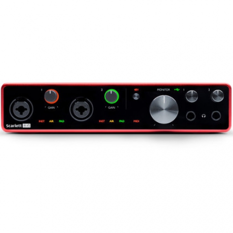 Focusrite Scarlett 8i6 Gen 3 Ses Kartı<br>Fotoğraf: 2/4