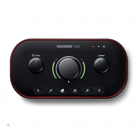 Focusrite Vocaster Two USB-C Podcasting Ses Kartı<br>Fotoğraf: 1/3