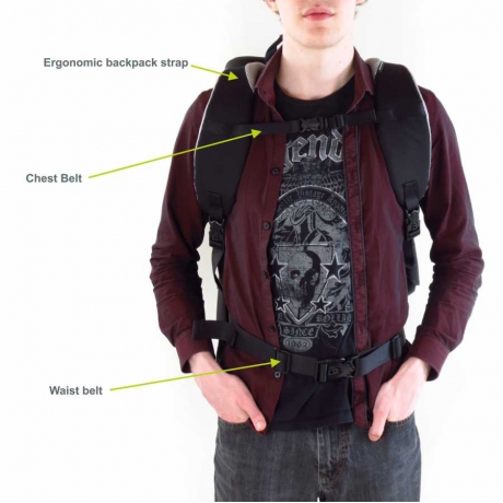 Fusion UB-04-BK Triple Trompet Gig Bag<br>Fotoğraf: 3/4