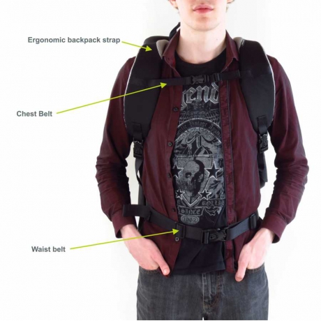 Fusion UW-03-B Tenor Saksafon Gig Bag<br>Fotoğraf: 4/4