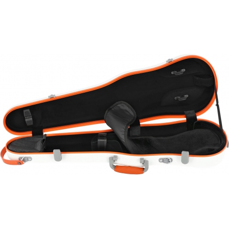 Gewa Fun Series Pure Violin Foreishaped Polikarbon 4/4 Keman Case (Beyaz)<br>Fotoğraf: 3/5