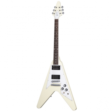 Gibson 70s Flying V Electro Gitar (Classic White)<br>Fotoğraf: 1/7