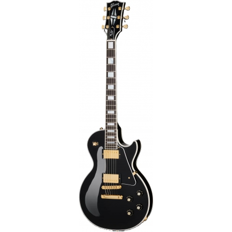 Gibson '70s Les Paul Custom Elektro Gitar (Ebony)<br>Fotoğraf: 1/2
