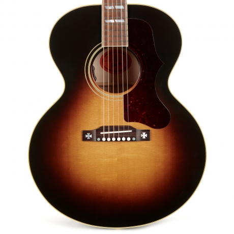 Gibson Acoustic J-185 Original Elektro Akustik Gitar (Vintage Sunburst)<br>Fotoğraf: 2/3