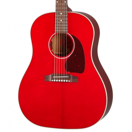 Gibson Acoustic J-45 Standard Elektro Akustik Gitar (Cherry)<br>Fotoğraf: 2/4