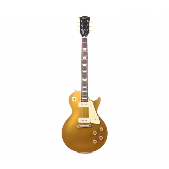 Gibson Custom 1954 Les Paul Goldtop Reissue Elektro Gitar (Double Gold VOS), Fotoğraf: 1/6
