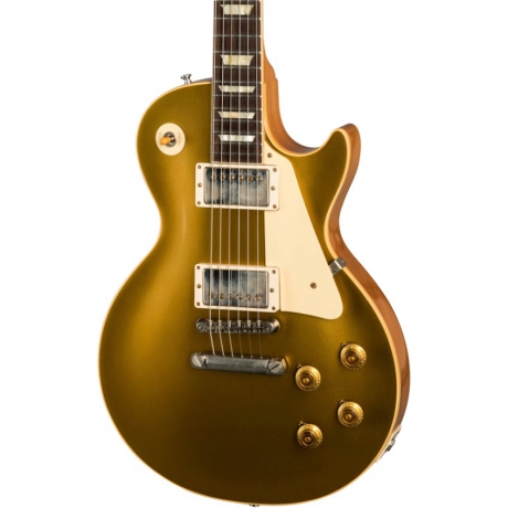 Gibson Custom 1957 Les Paul Goldtop Reissue VOS Elektro Gitar (Double Gold)<br>Fotoğraf: 3/5