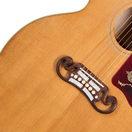 Gibson Custom 1957 SJ-200 Reissue Akustik Gitar (Light Aged Dark Natural)<br>Fotoğraf: 4/8