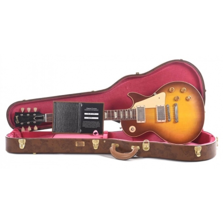 Gibson Custom 1958 Les Paul Standard Reissue VOS Elektro Gitar (Iced Tea Burst)<br>Fotoğraf: 6/6