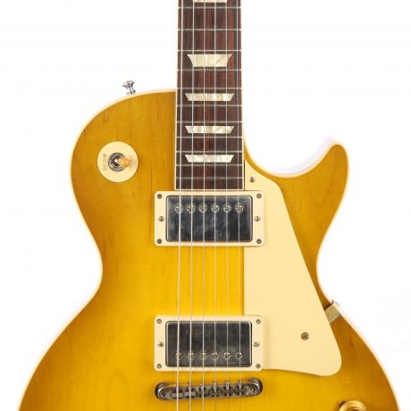 Gibson Custom 1958 Les Paul Standard Reissue VOS Elektro Gitar (Lemon Burst)<br>Fotoğraf: 2/5