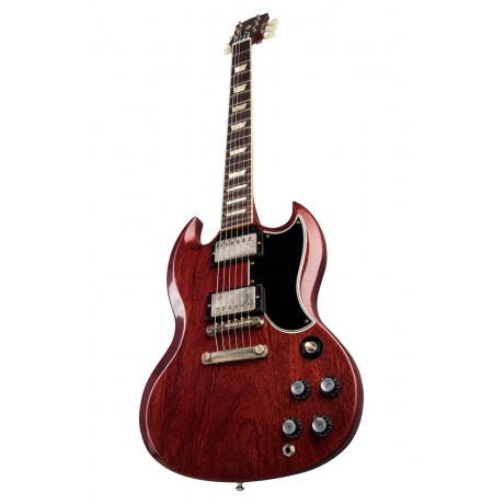 Gibson Custom 1961 Les Paul SG Standard Reissue VOS Elektro Gitar (Cherry Red)<br>Fotoğraf: 2/4