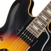 Gibson Custom 1962 ES-330 Reissue Hollowbody Elektro Gitar (Vintage Burst), Fotoğraf: 7/8