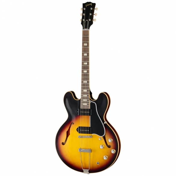 Gibson Custom 1962 ES-330 Reissue Hollowbody Elektro Gitar (Vintage Burst), Fotoğraf: 1/8