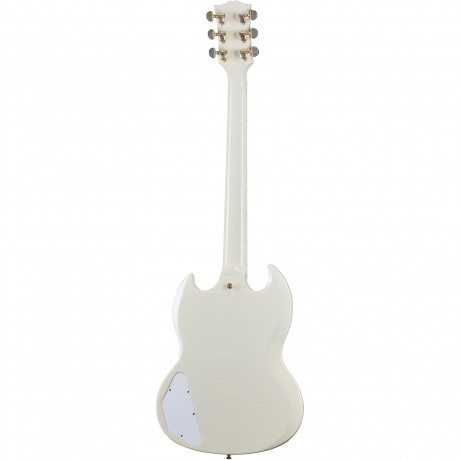 Gibson Custom 1963 Les Paul SG Custom Reissue w/ Maestro Vibrola VOS Elektro Gitar (Classic White)<br>Fotoğraf: 3/3