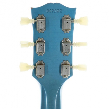 Gibson Custom 1964 SG Standard Reissue w/ Maestro Vibrola Murphy Lab Light Aged Antique Elektro Gitar (Antique Pelham Blue)<br>Fotoğraf: 6/6