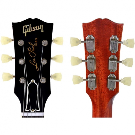 Gibson Custom 58 Les Paul Standard Elektro Gitar (Dark Bourbon Fade - VOS)<br>Fotoğraf: 4/5