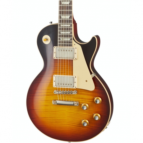 Gibson Custom 60th Anniversary 1960 Les Paul Standard V3 VOS Elektro Gitar (Washed Bourbon Burst)<br>Fotoğraf: 2/4
