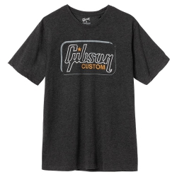 Gibson Custom Heathered Gray Tshirt (Medium) 